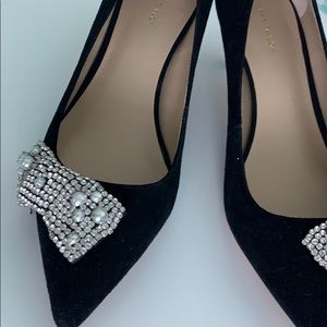 Holiday Rhinestone Pearl Pumps
